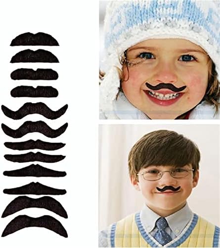 The Flash 14 Pieces Fake Beard Moustache Set