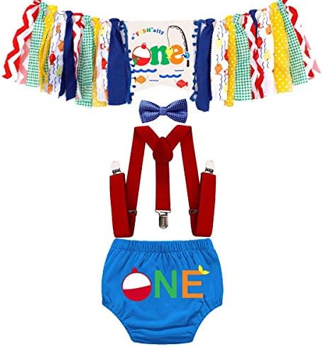 HIHCBF O-Fish-ally 1st Birthday Cake Smash Outfit