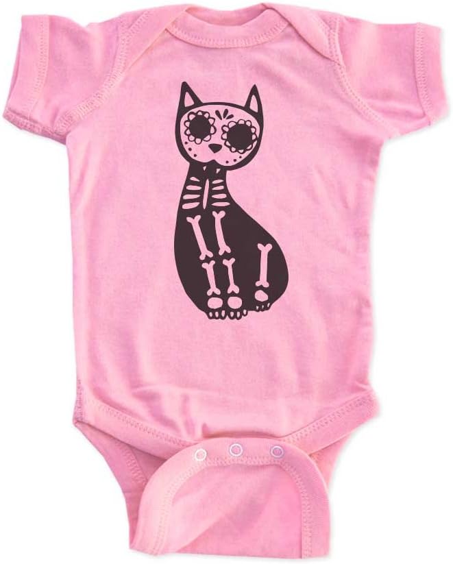 Hello Handmade Cat Skeleton Halloween Costume for Baby