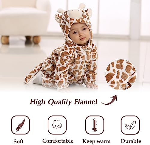 TONWHAR Baby Cartoon Animal Onesie Costume