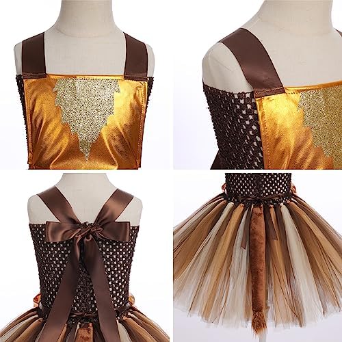 Girls Halloween Costume Tutu Dress with Accessories