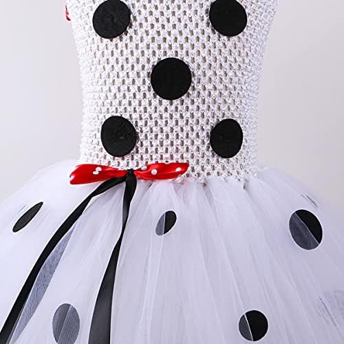 IMEKIS Baby Dalmatian Cow Costume with Ears and Bowtie