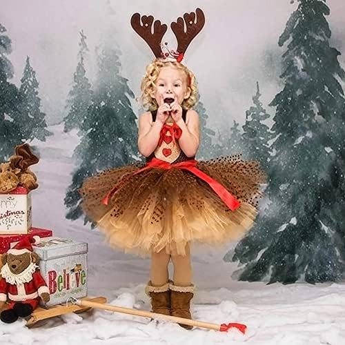 ODIZLI Toddler Santa Reindeer Christmas Costume with Headband