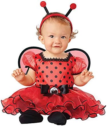 Seasons Infant Baby Girls Ladybug Costume Halloween Dress with Tutu Skirt Red Black
