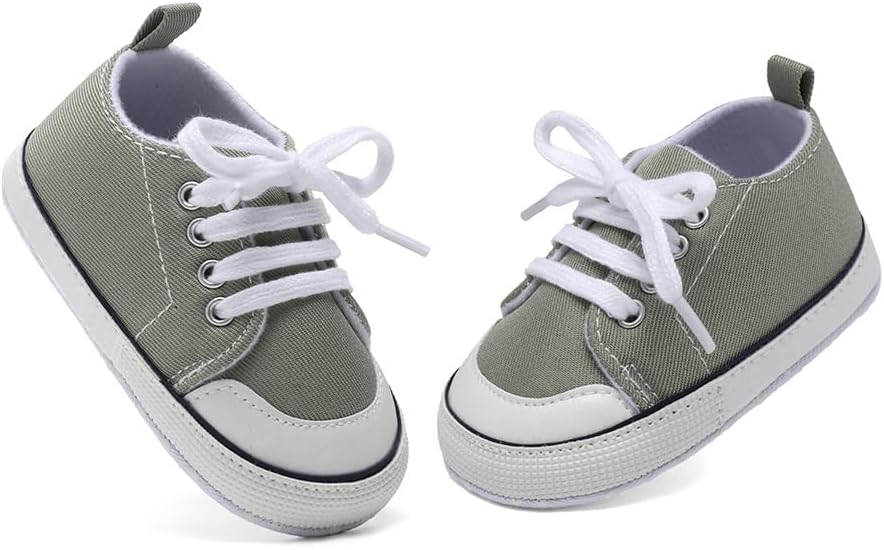 Khocadw Baby Shoes for 0-18 Months Non-Slip Soft Sole Sneakers