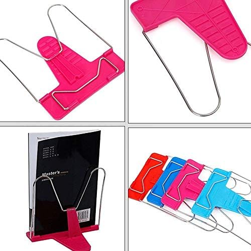 Panduo Adjustable Book Stand Portable Bookend Pair - Foldable Reading Holder