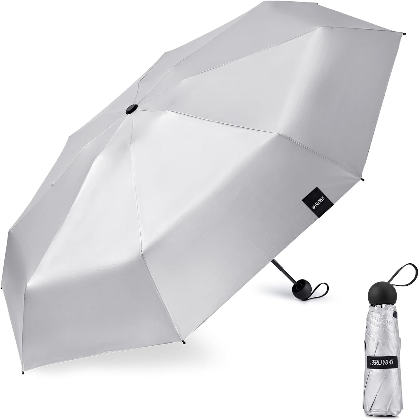 G4Free Compact UV Umbrella UPF 50 Windproof for Travel