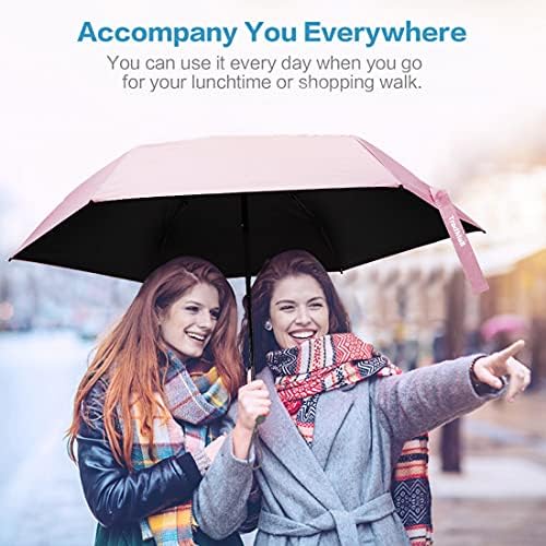 TradMall Mini Travel Umbrella with 95 UV Protection 1