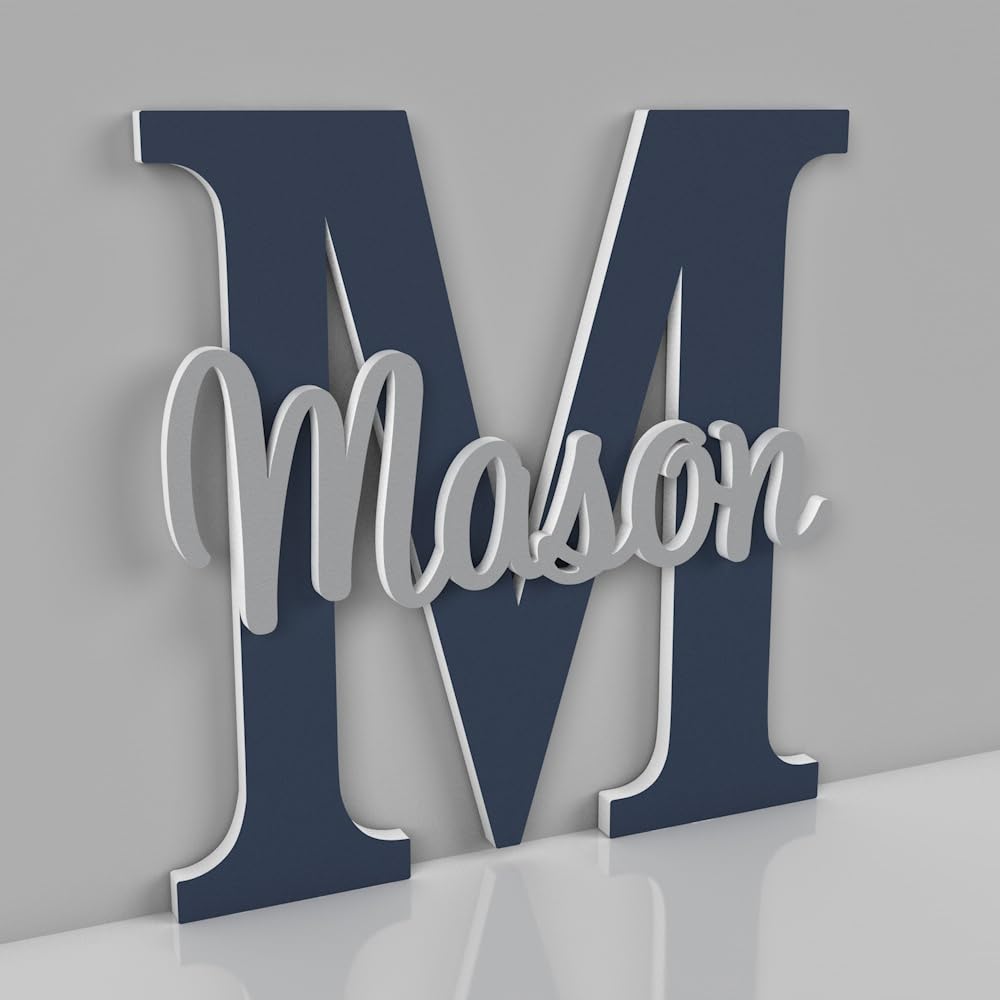 Personalized Baby Name Sign with Satin Finish