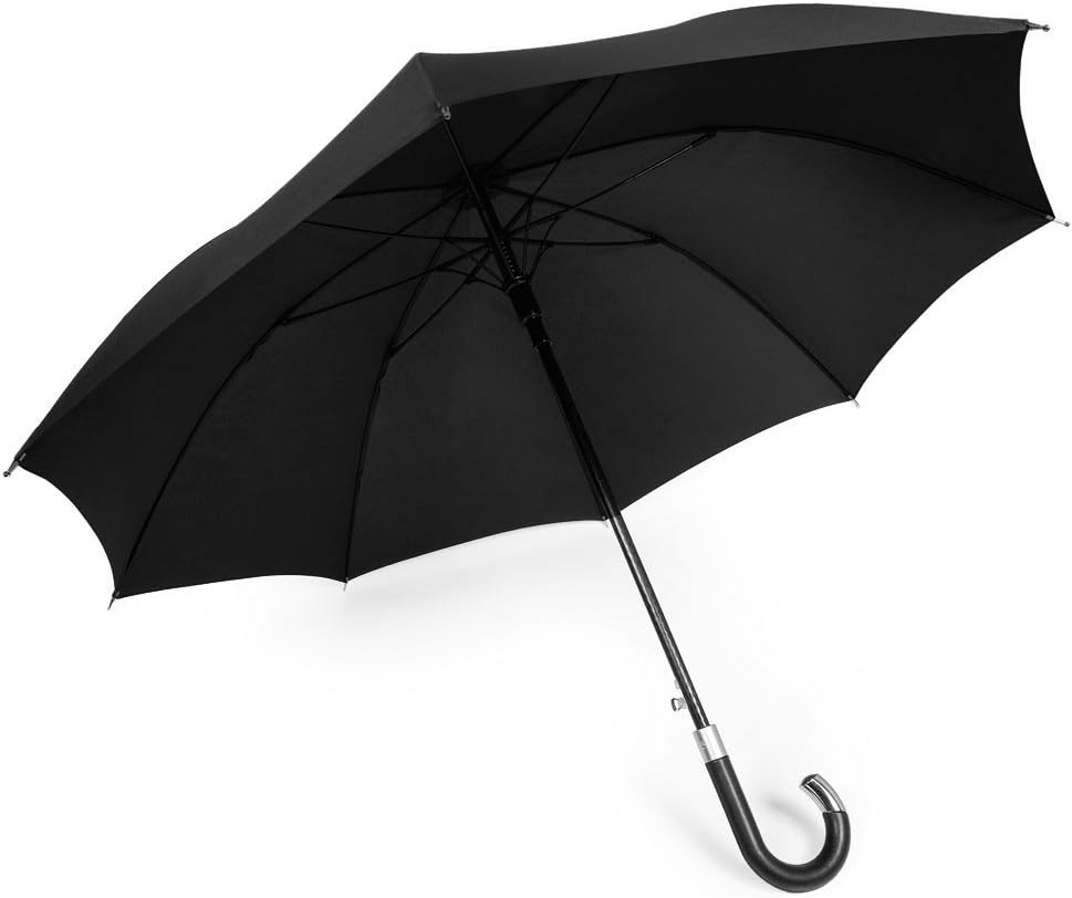 Davek Elite Umbrella Classic Black Automatic Open Windproof