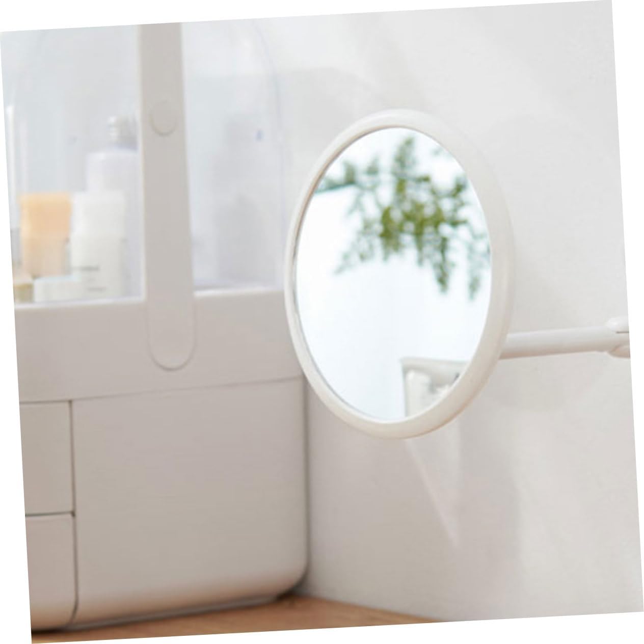 ULTECHNOVO 1Pc Wall Mount Folding Makeup Mirror