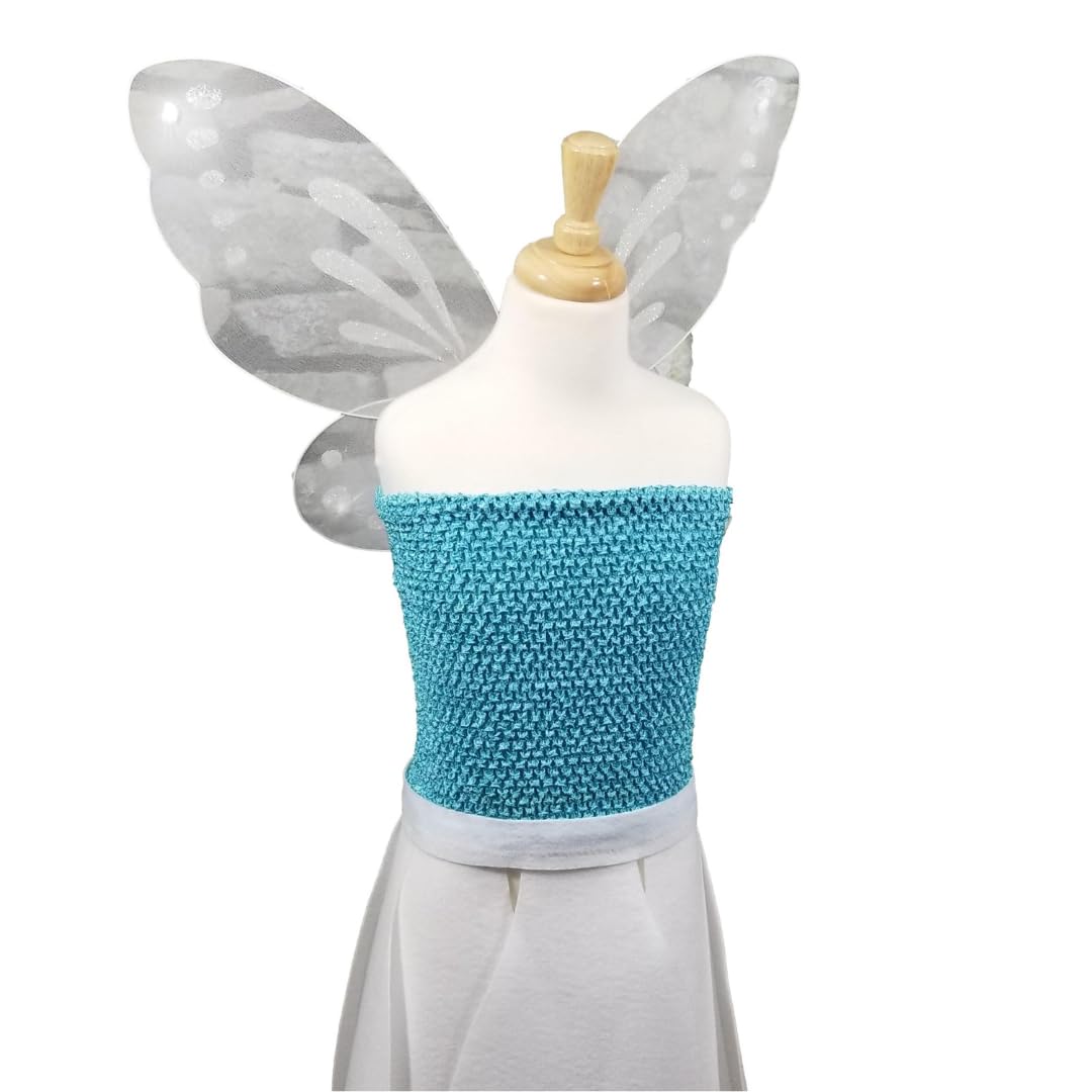 White Winter Fairy Costume for Kids and Adults