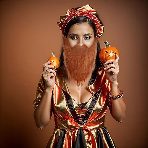 4Pcs Fake Beards for Halloween Costume Cosplay