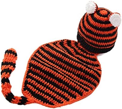 Tiger Costume Beanie Hat for Newborn Baby Photography