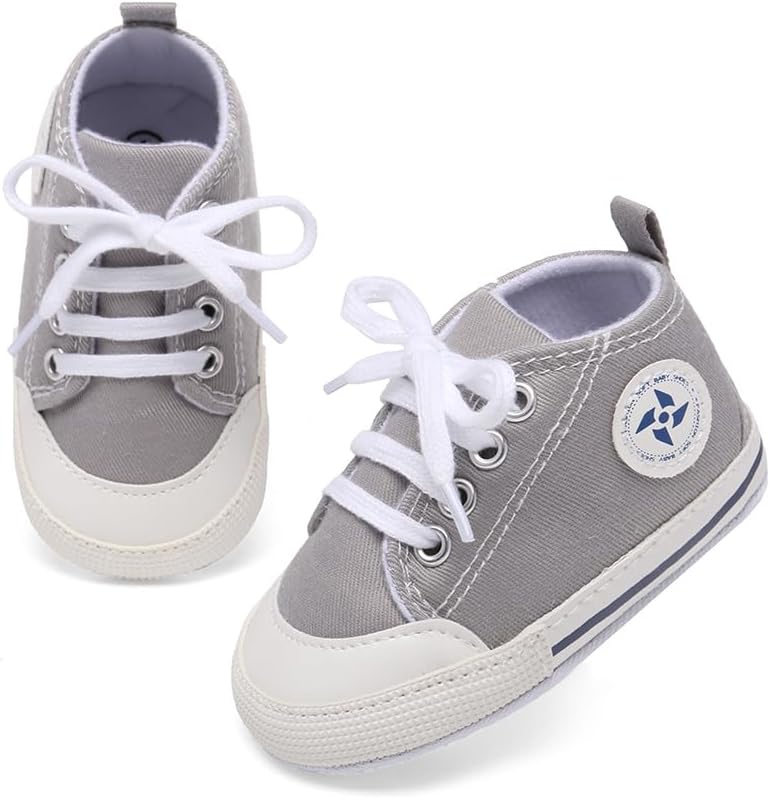UARO Baby Star High Top Sneaker for Newborn to 18 Months