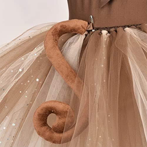 IMEKIS Girls Dinosaur Costume Tutu Dress with Wings and Tail