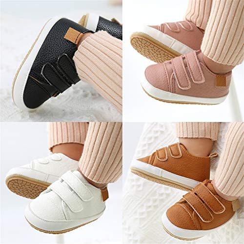 Soft Rubber Sole Baby High-Top Sneakers for Girls and Boys