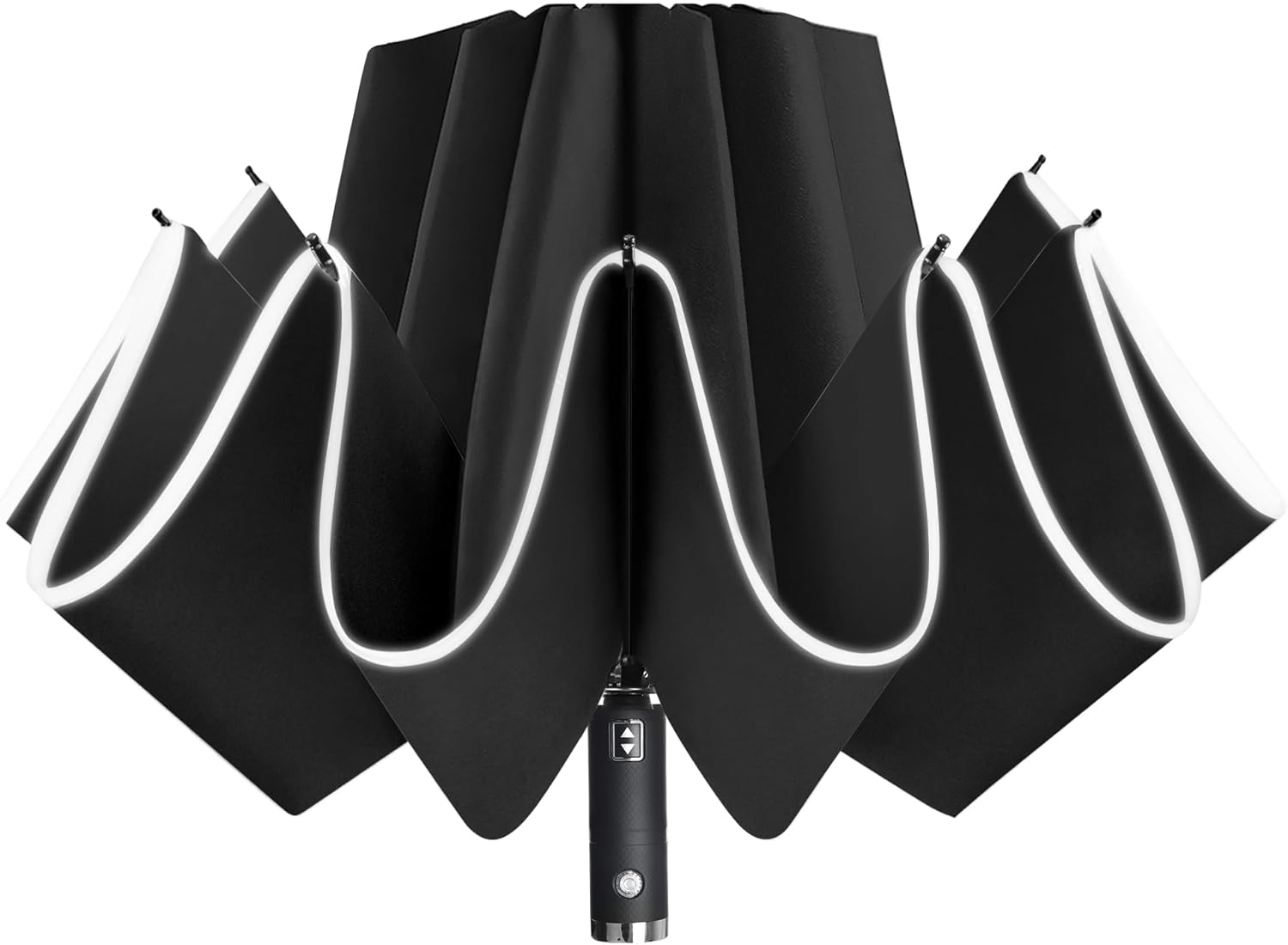 Lejorain Inverted Folding LED Umbrella - Auto Open Close