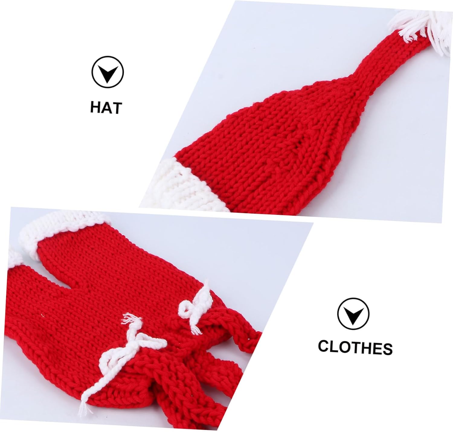 Cute Baby Christmas Outfit Handmade Cotton Photo Costume
