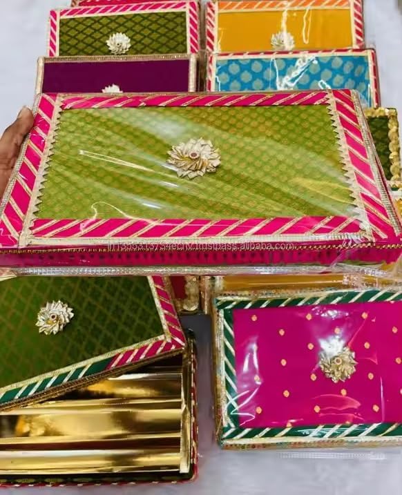 KUMKUM Fashions Decorative Cardboard Sweet Box for Wedding Gifts