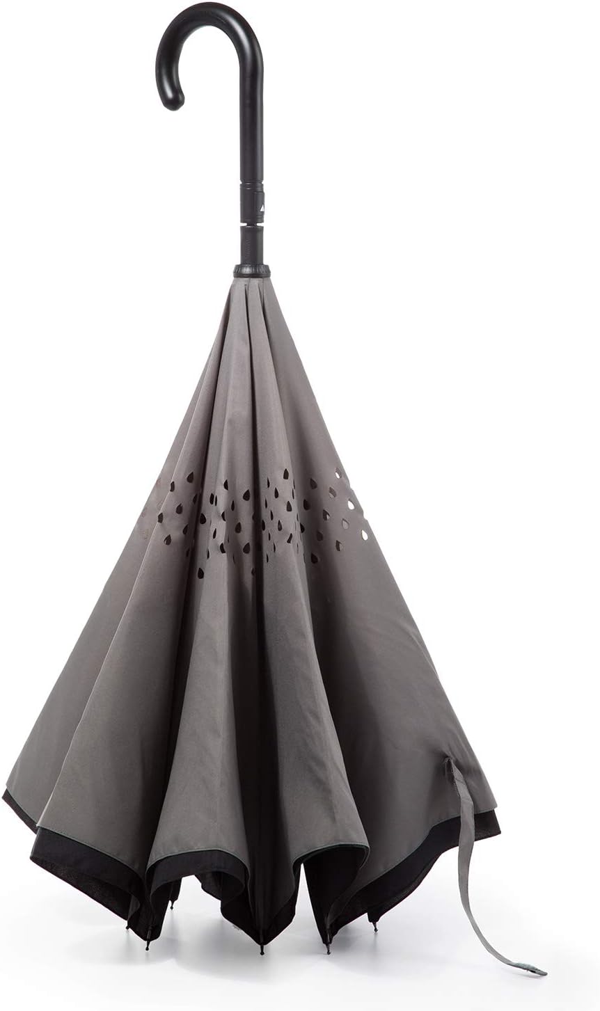 Totes InBrella Reverse Close Umbrella 1
