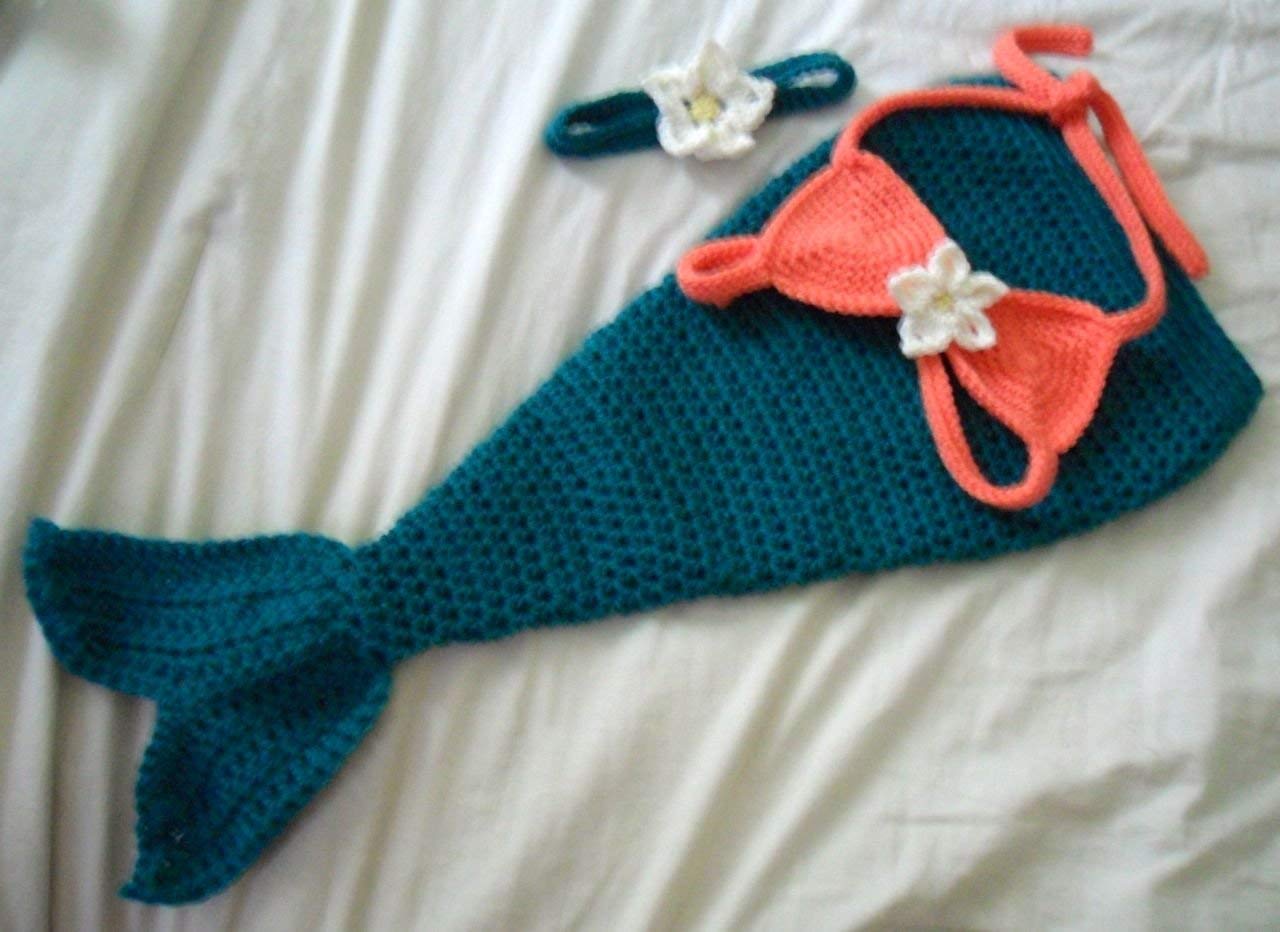 Baby Mermaid Costume for Newborn to 12 Months 1
