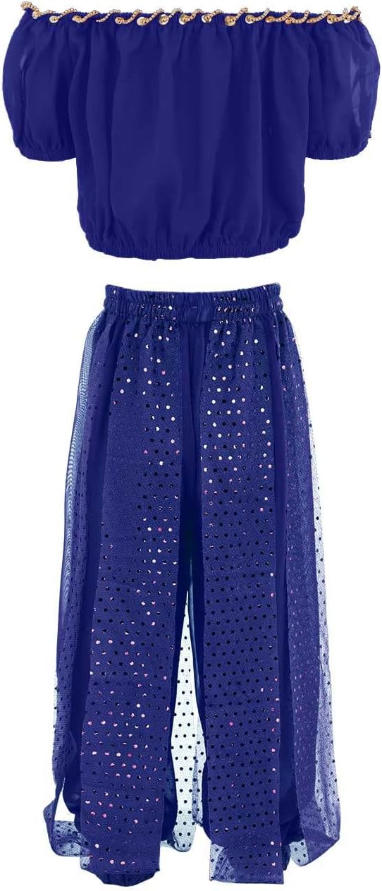 AMIMOJY Handmade Belly Dance Costume for Girls Winter