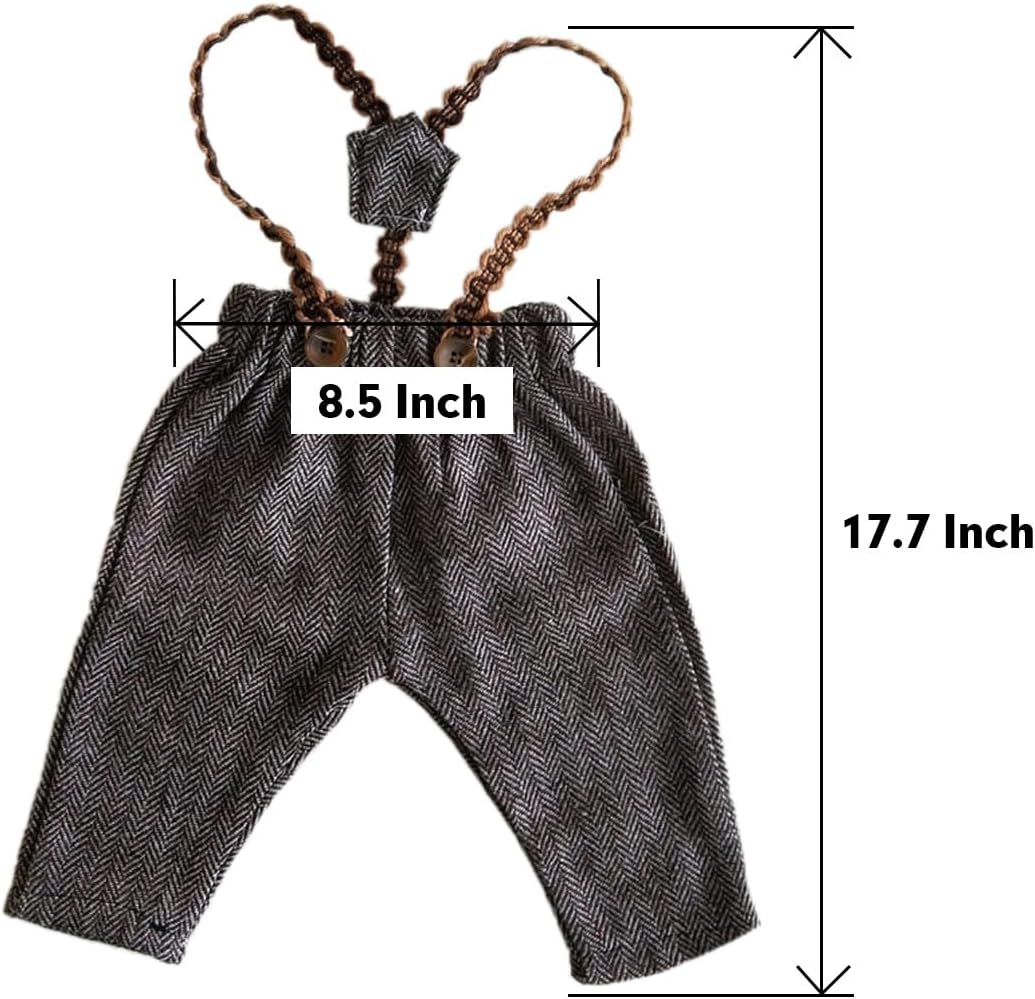 3pcs Newborn Baby Photography Outfit Set for 0-1 Month