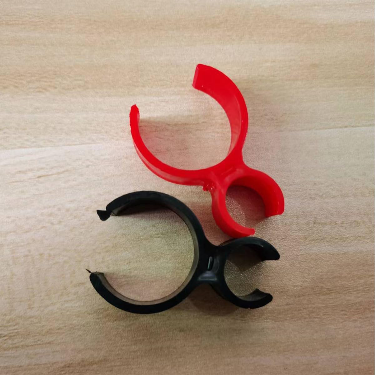 Champagne Bottle Safety Clips 10 Pack Black One-Clip Holder