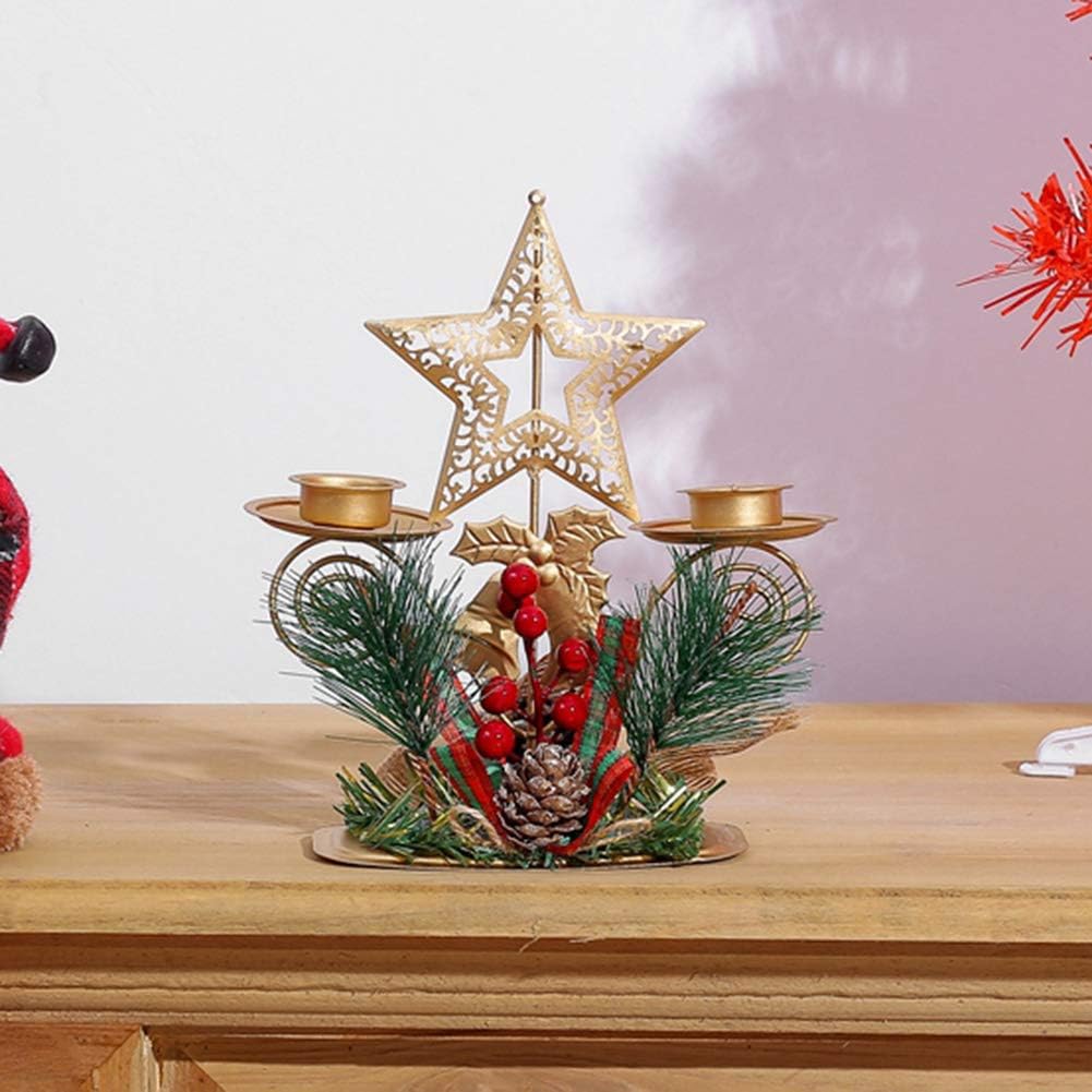 Klun 5-Pointed Star Christmas Candle Holder