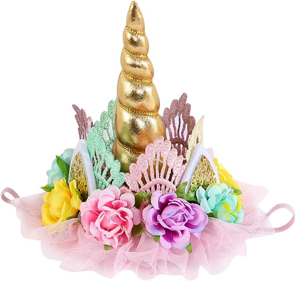 NEWEPIE Unicorn 1st Birthday Party Costume Set