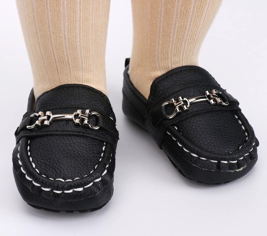 QIETION Baby Oxford Shoes Soft Sole Sneakers for Toddlers