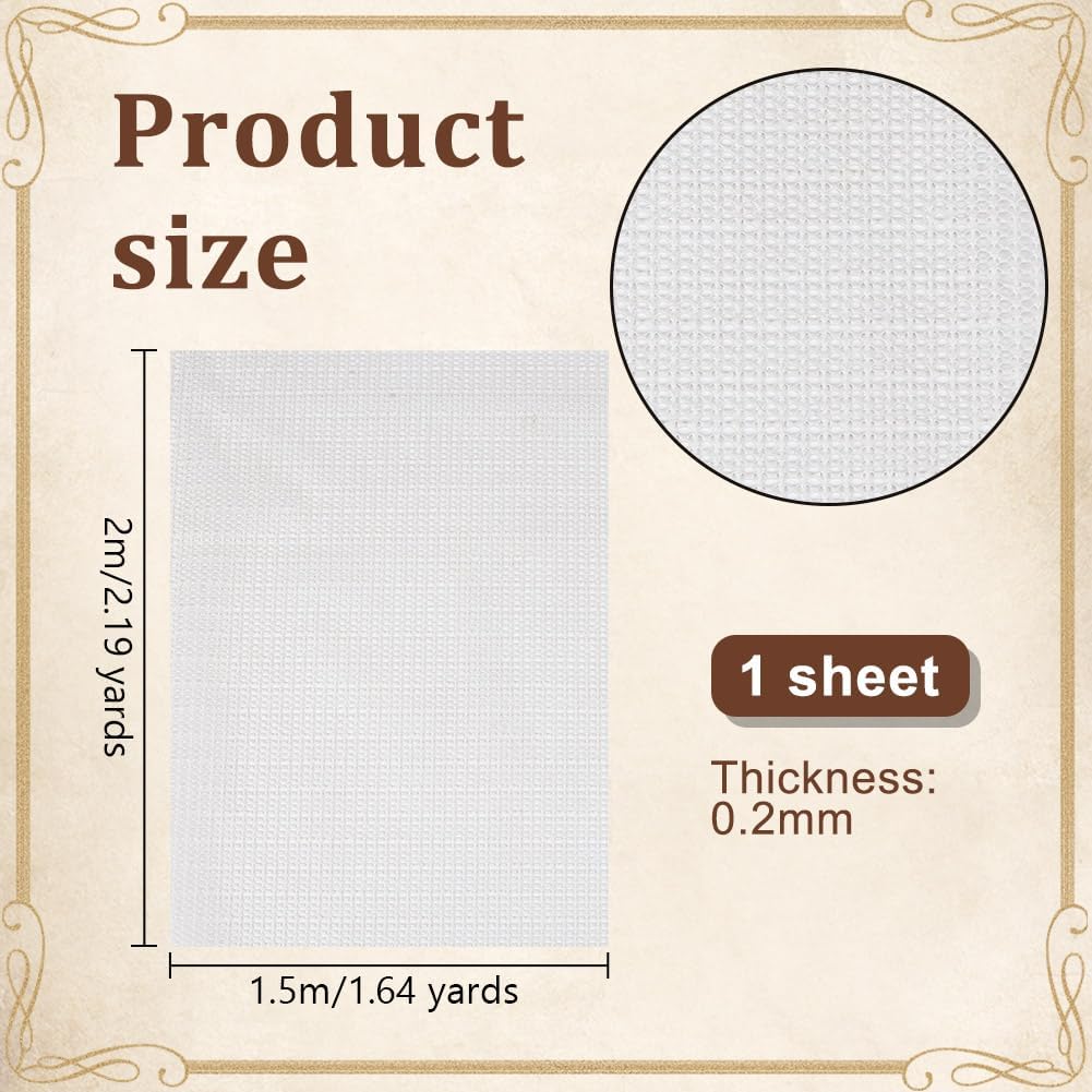 OLYCRAFT 78x59 Inch Anti-Skid Rug Pad Table Mat