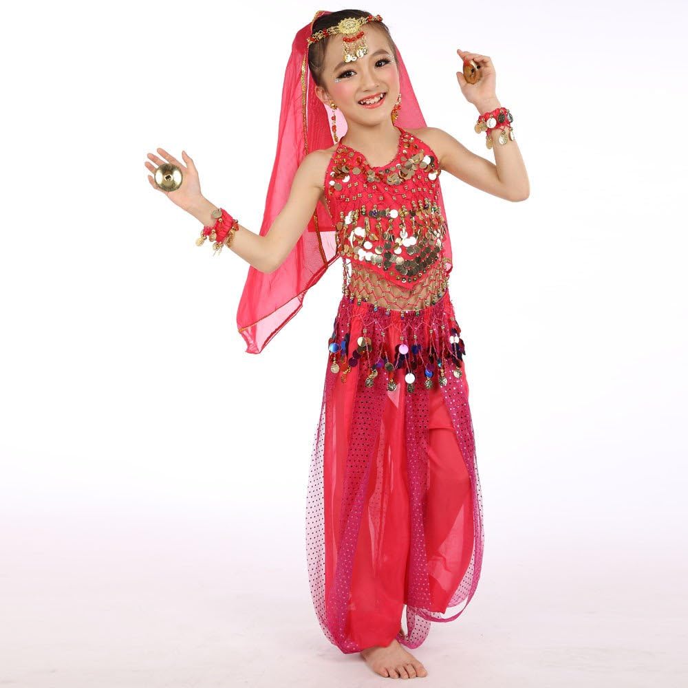 Handmade Kids Belly Dance Costumes 3t Set for Boys and Girls