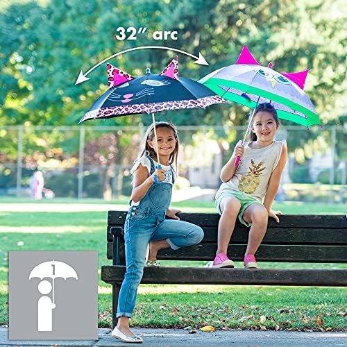 ShedRain Kids Umbrella - 38 Large Dome Pinch-Proof Durable Safe