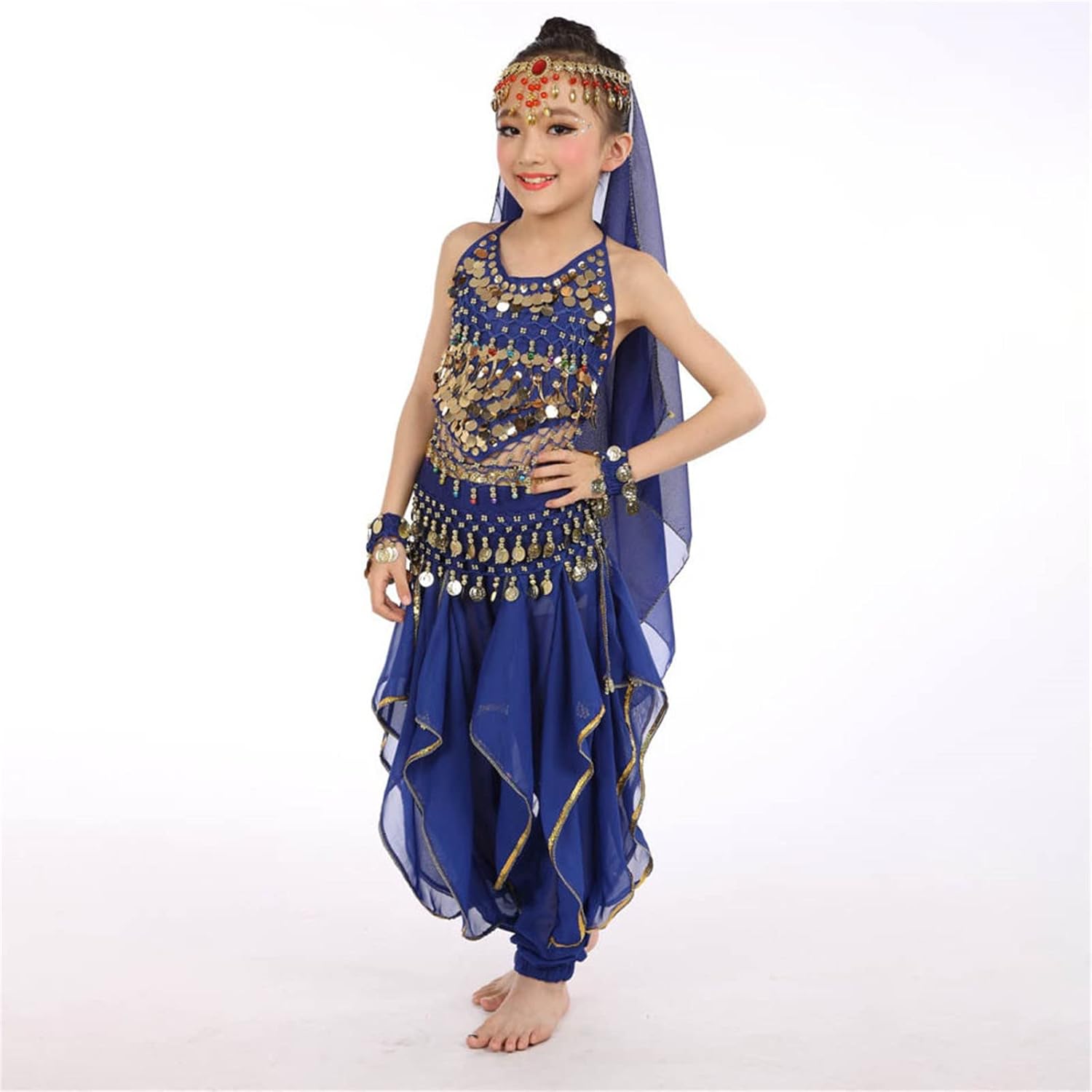 MVNB Baby Set 6pc Handmade Belly Dance Costumes for Girls 1
