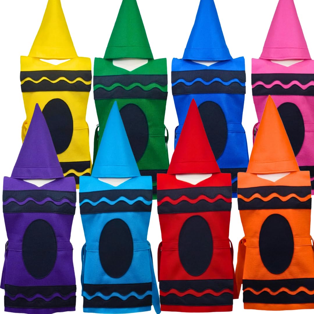 Blue Crayon Costume Set for Kids and Teens