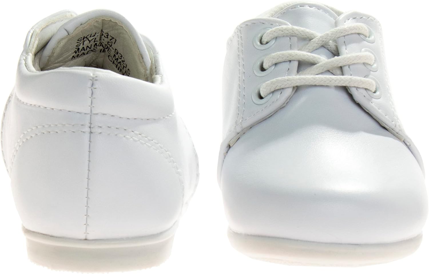 Josmo Baby Boys Dress Shoes - Casual Leatherette Derby Walking Shoes