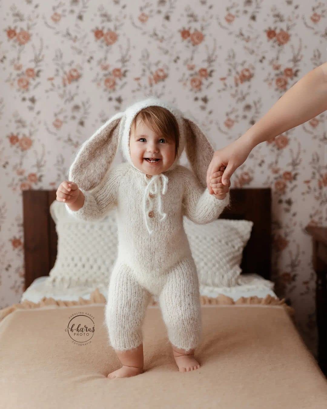 Handmade Bunny Costume for Baby 3-6 Months