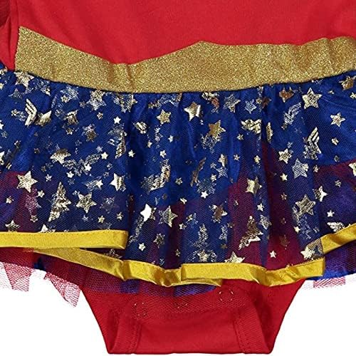 DC Comics Wonder Woman Baby Costume Bodysuit Cape Headband