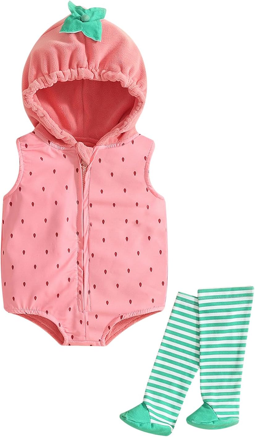 Merqwadd Halloween Baby Costume Velvet Outfit Avocado Pineapple