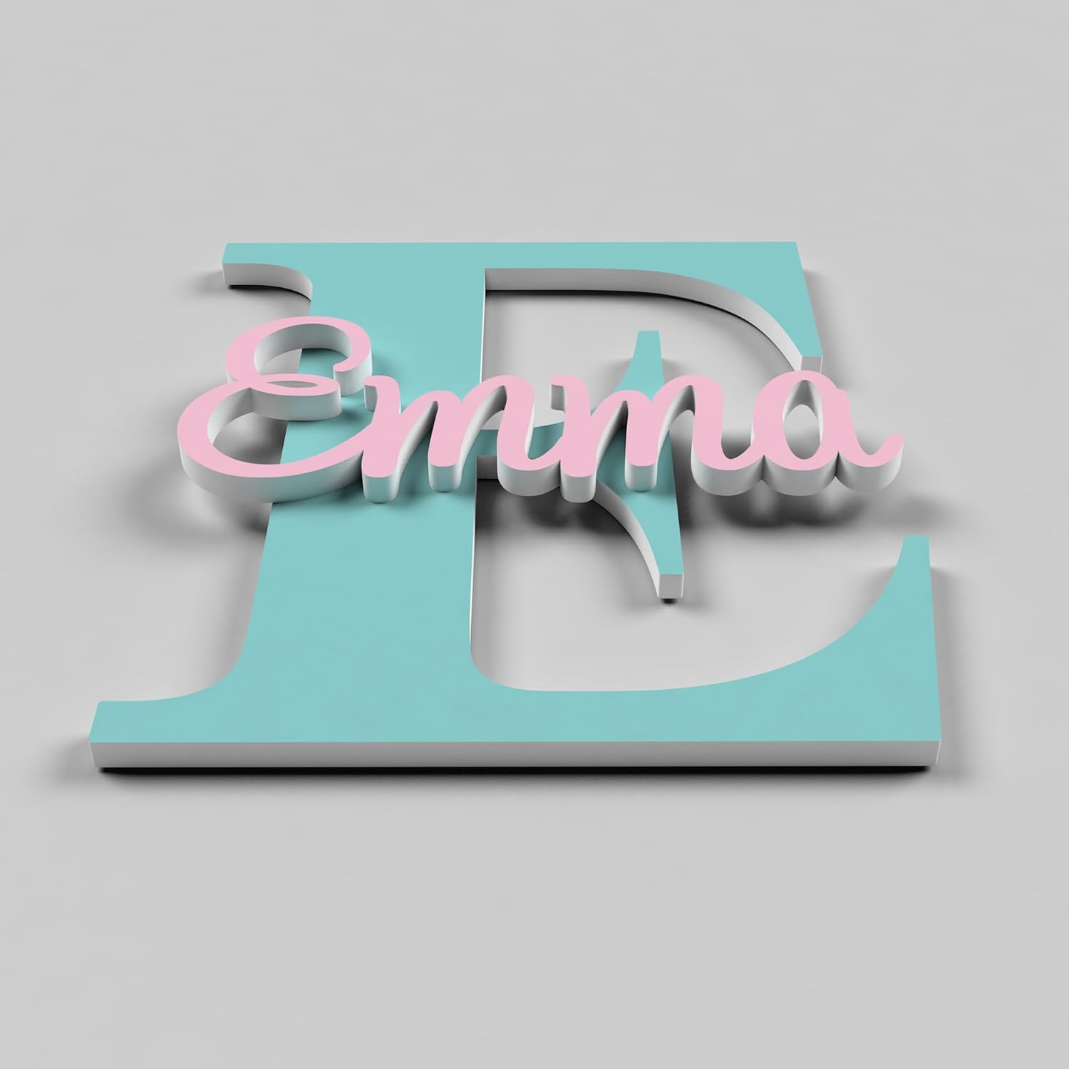 Personalized Baby Name Sign with Satin Finish