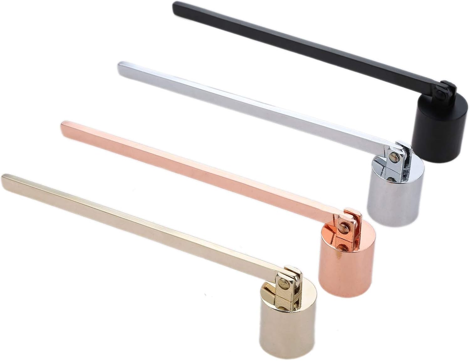 MUXSAM Rose Gold Candle Snuffer with Long Handle 1