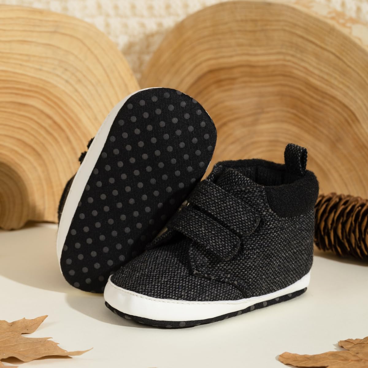 CENCIRILY Soft Soles High Top Sneakers for Baby Boys Girls