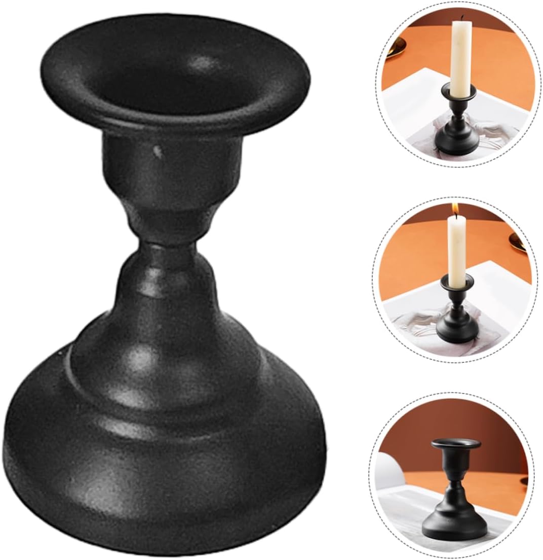STOBAZA Retro Metal Candlestick Holder for Home Decor 1