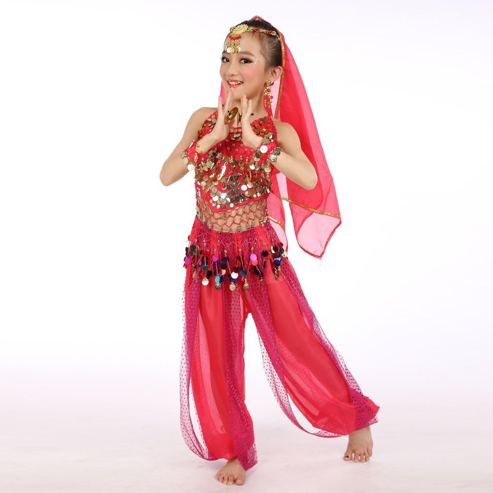 Handmade Kids Belly Dance Costumes 3t Set for Boys and Girls
