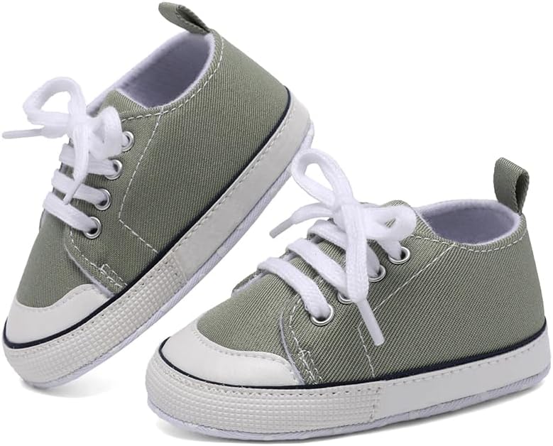 Khocadw Baby Shoes for 0-18 Months Non-Slip Soft Sole Sneakers