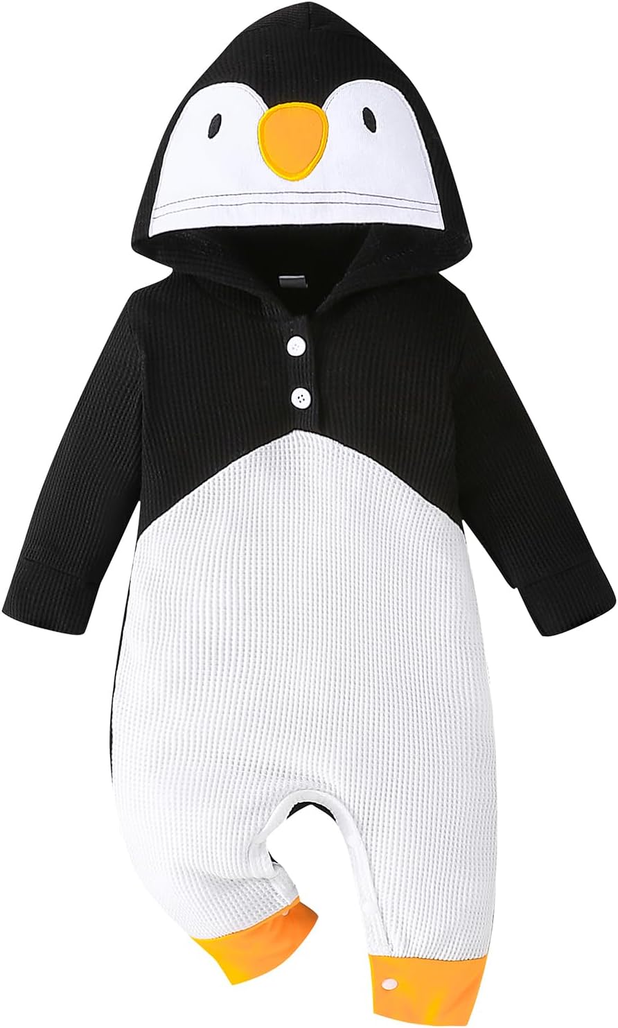 Gakizon Baby Penguin Halloween Outfit Long Sleeve Hoodie