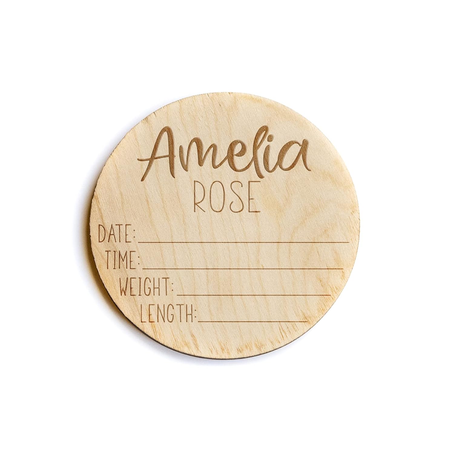 GLIMMER DESIGNS Newborn Announcement Sign for Hospital 1