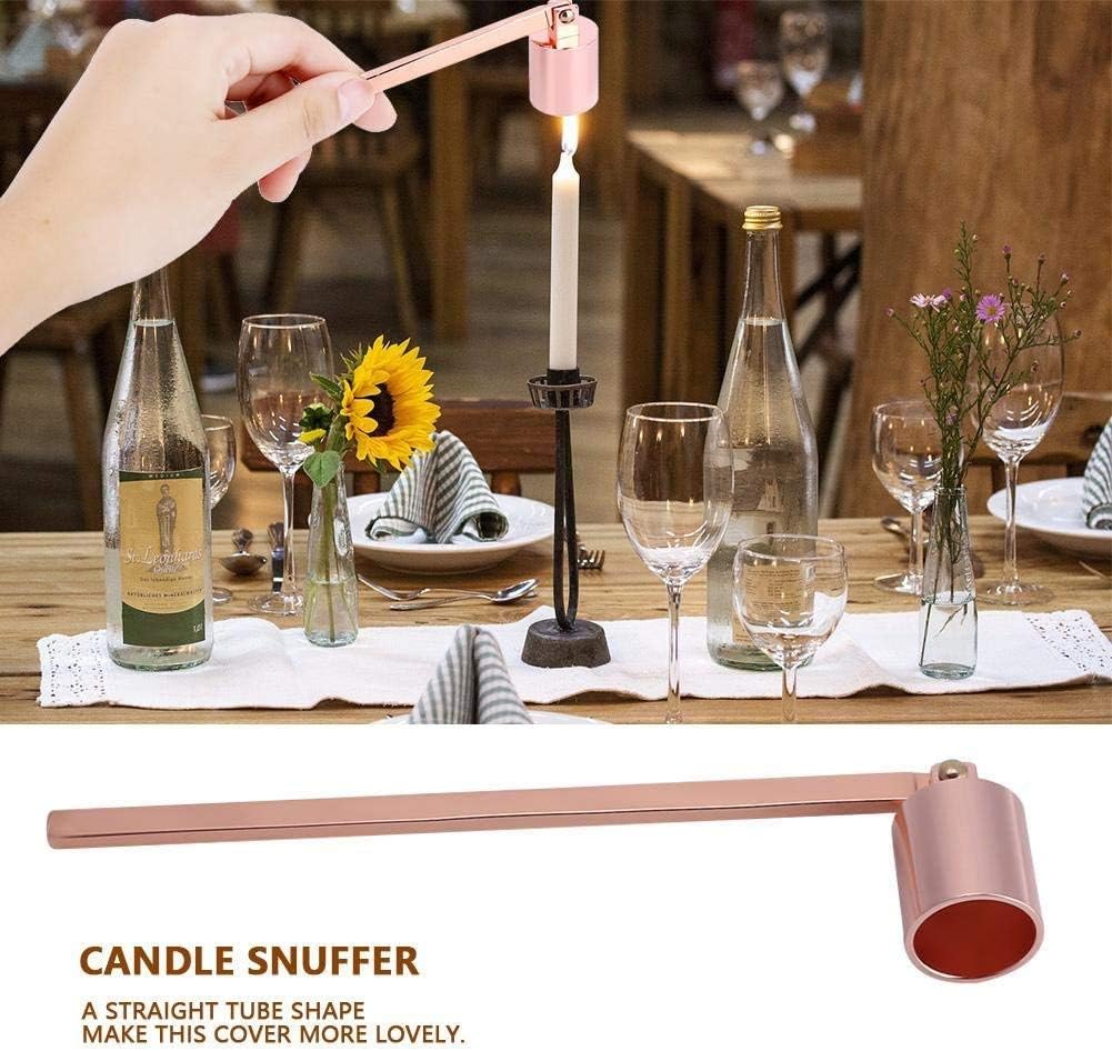 Elegant Black Candle Snuffer with Long Handle